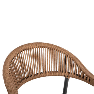 ΣΚΑΜΠΟ BAR ΑΛΟΥΜΙΝΙΟΥ GREGG HM5788.12 ΑΝΘΡΑΚΙ-ΜΠΕΖ ΤΗΣ ΑΜΜΟΥ ΣΥΝΘ.RATTAN 54x57x106Υεκ - Pakobazaar