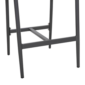 ΣΚΑΜΠΟ BAR ΑΛΟΥΜΙΝΙΟΥ GREGG HM5788.12 ΑΝΘΡΑΚΙ-ΜΠΕΖ ΤΗΣ ΑΜΜΟΥ ΣΥΝΘ.RATTAN 54x57x106Υεκ - Pakobazaar