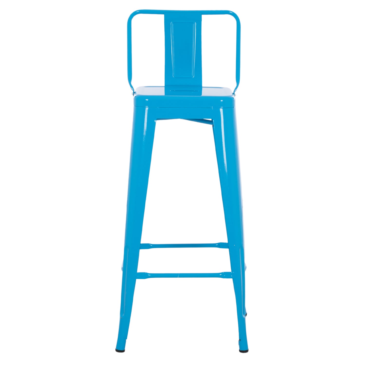 ΣΚΑΜΠΟ BAR-PRO ME ΠΛΑΤΗ ΜΕΤΑΛΛΙΚΟ MELITA HM8643.48 ΜΠΛΕ 42x42x100Υεκ. - Pakobazaar