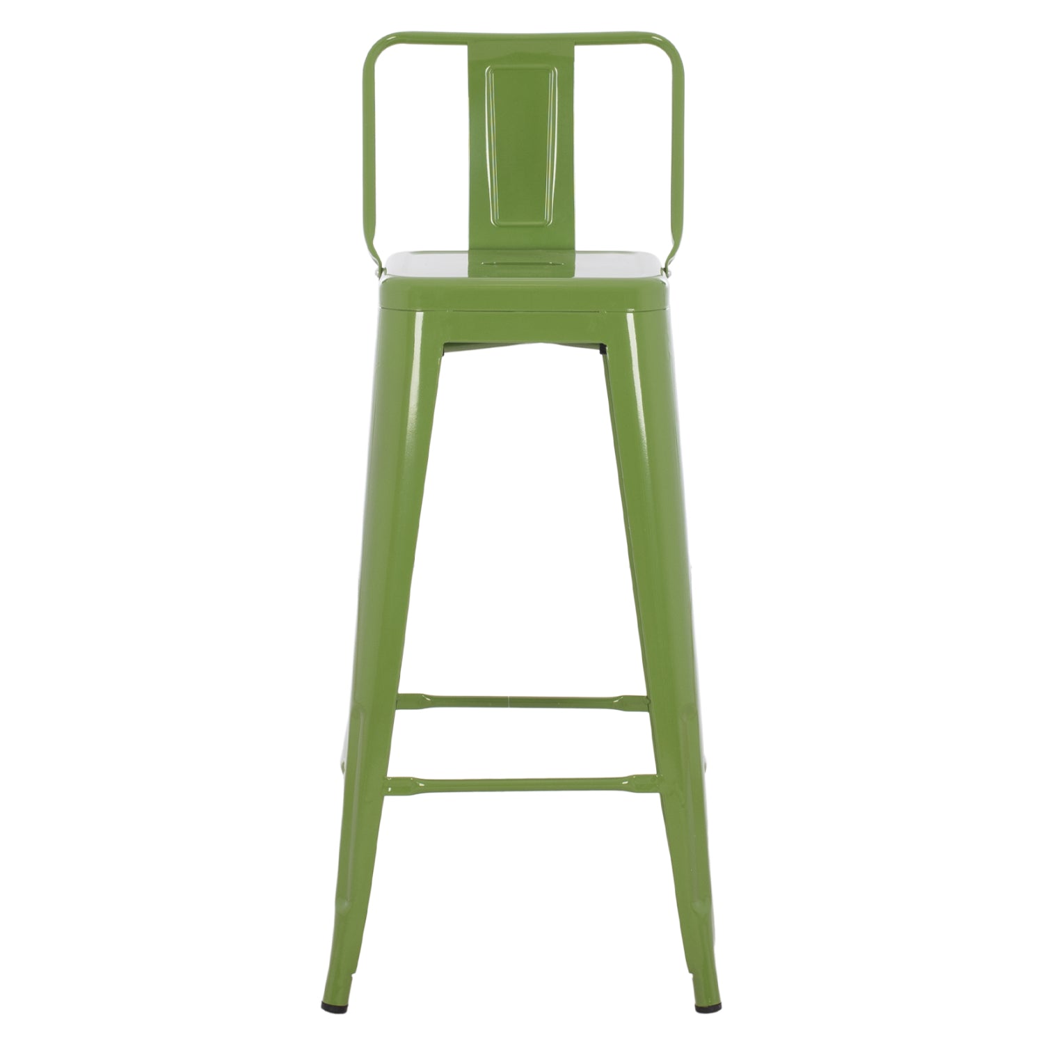 ΣΚΑΜΠΟ BAR ME ΠΛΑΤΗ ΜΕΤΑΛΛΙΚΟ MELITA-PRO HM8643.53 LIGHT OLIVE GREEN 42x42x100Υεκ. - Pakobazaar