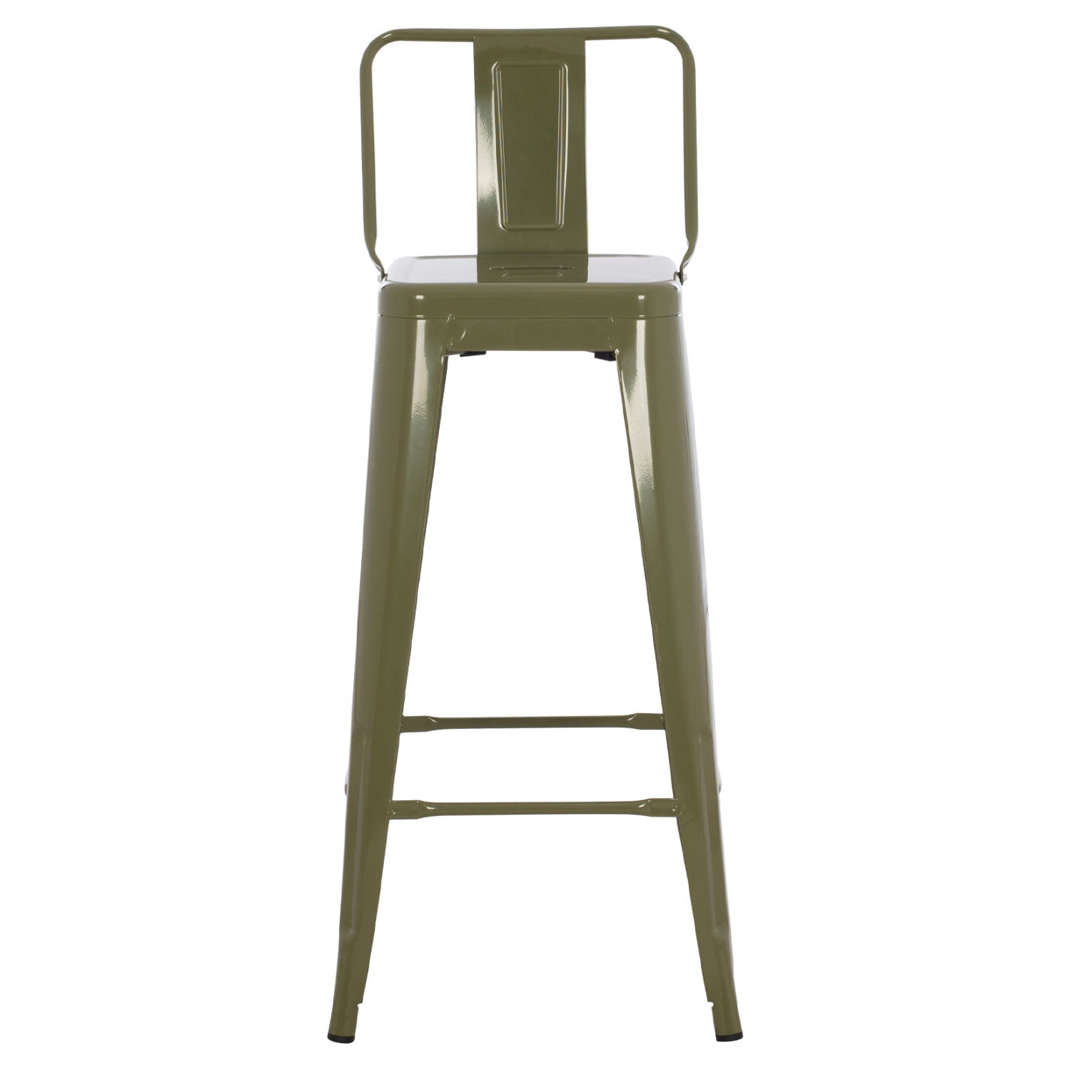 ΣΚΑΜΠΟ BAR ΜΕΤΑΛΛΙΚΟ MELITA ME ΠΛΑΤΗ ΣΕ DARK OLIVE GREEN HM8643.03 43Χ43Χ100εκ. - Pakobazaar
