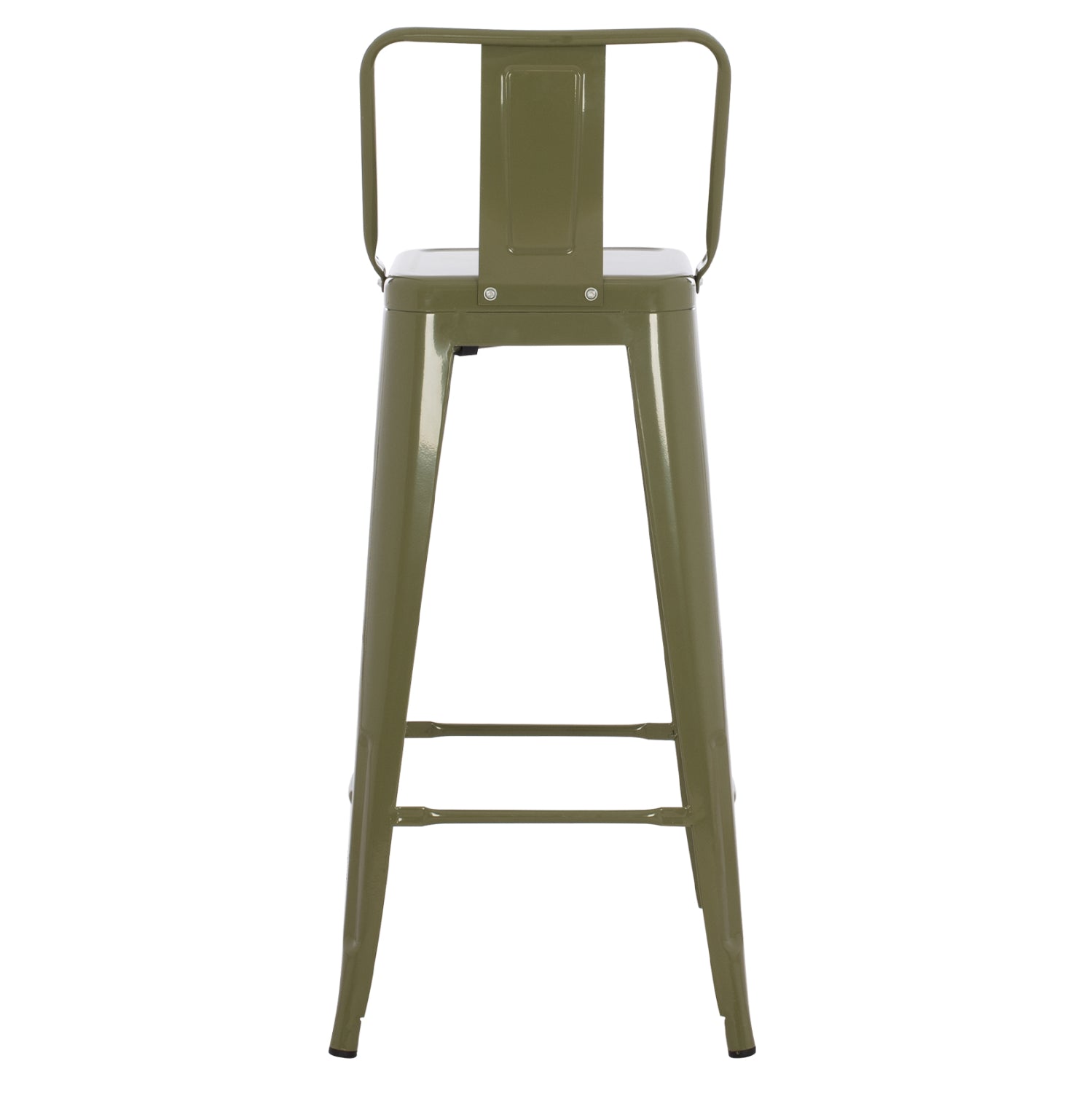 ΣΚΑΜΠΟ BAR ΜΕΤΑΛΛΙΚΟ MELITA ME ΠΛΑΤΗ ΣΕ DARK OLIVE GREEN HM8643.03 43Χ43Χ100εκ. - Pakobazaar
