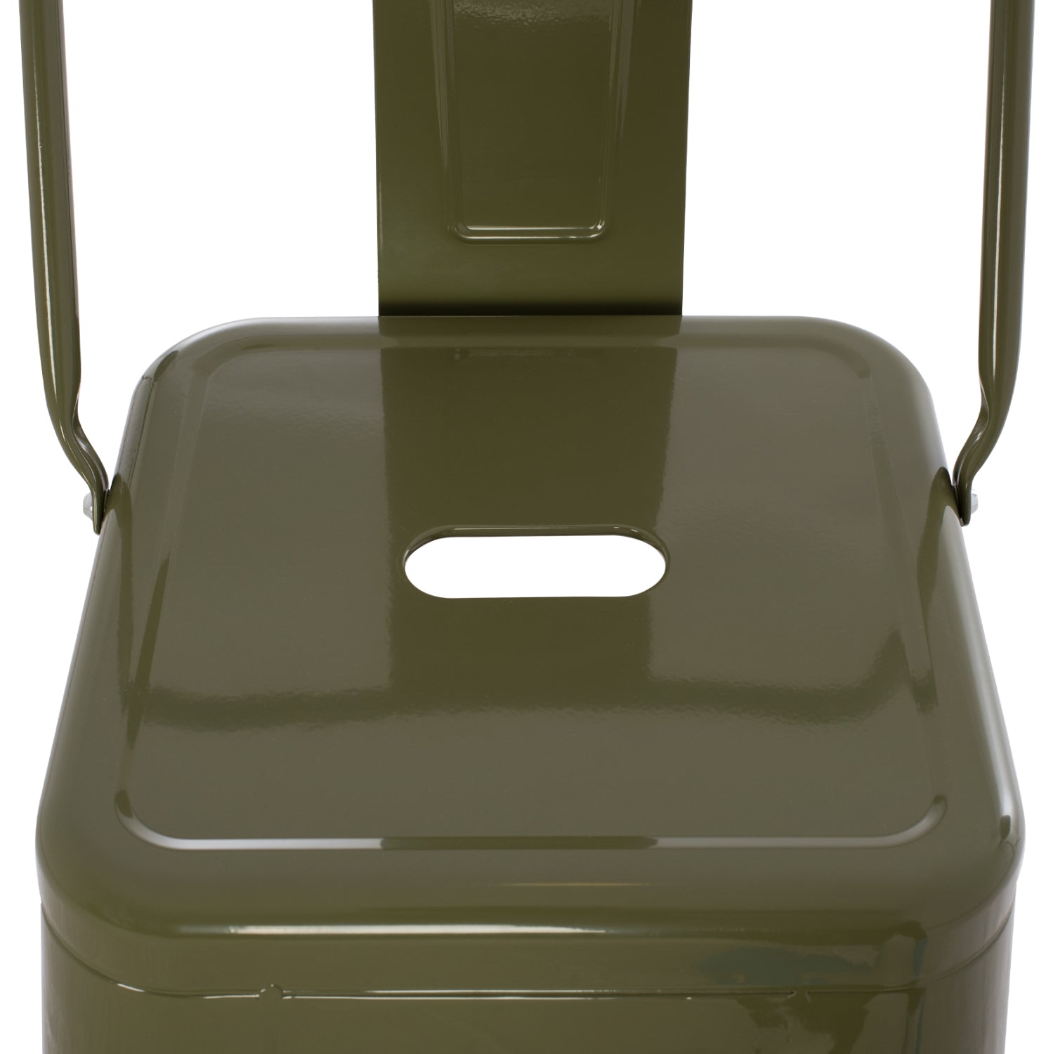 ΣΚΑΜΠΟ BAR ΜΕΤΑΛΛΙΚΟ MELITA ME ΠΛΑΤΗ ΣΕ DARK OLIVE GREEN HM8643.03 43Χ43Χ100εκ. - Pakobazaar