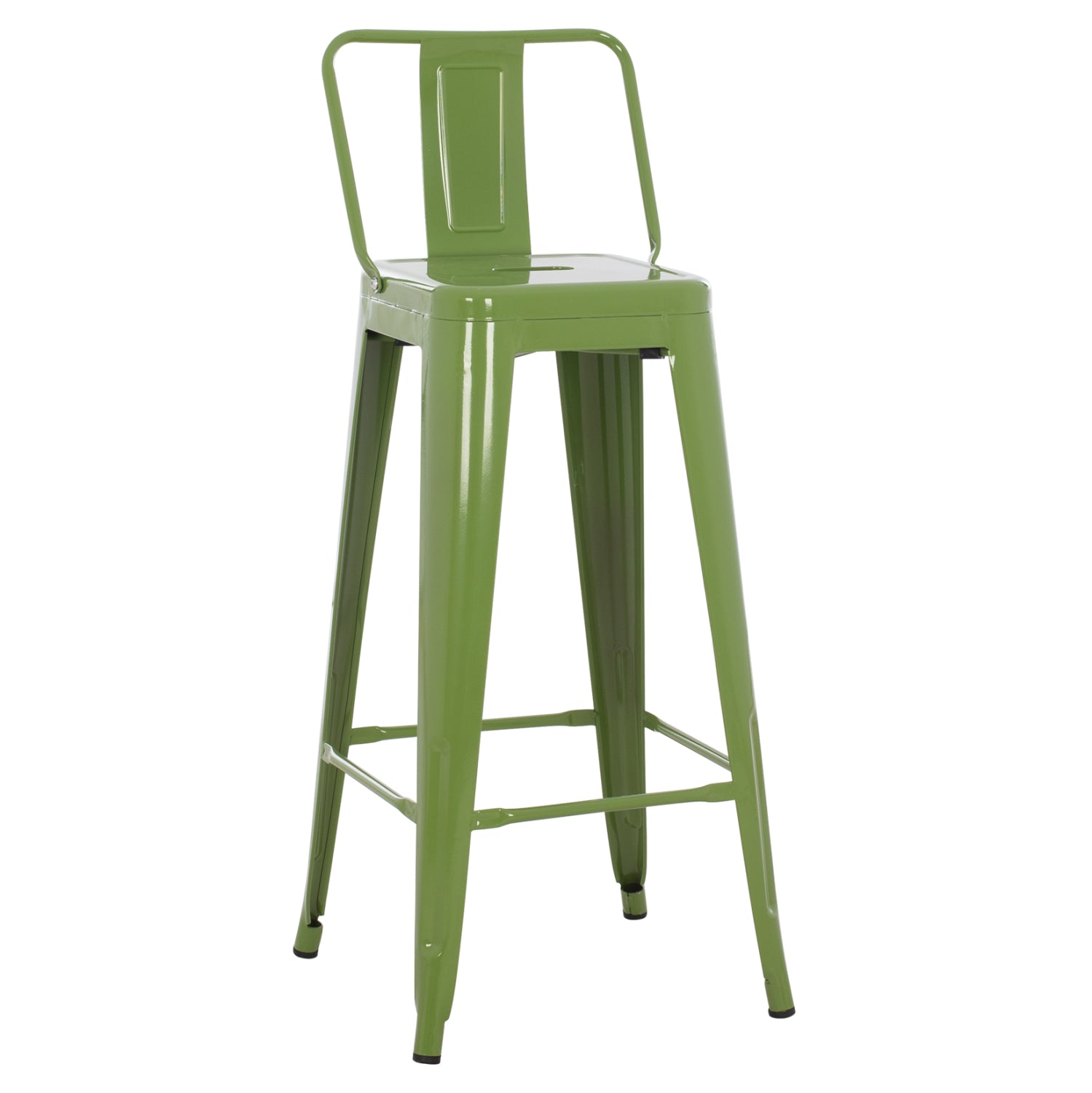 ΣΚΑΜΠΟ BAR ΜΕΤΑΛΛΙΚΟ MELITA ME ΠΛΑΤΗ ΣΕ LIGHT OLIVE GREEN HM8643.13 43Χ43Χ100Yεκ. - Pakobazaar