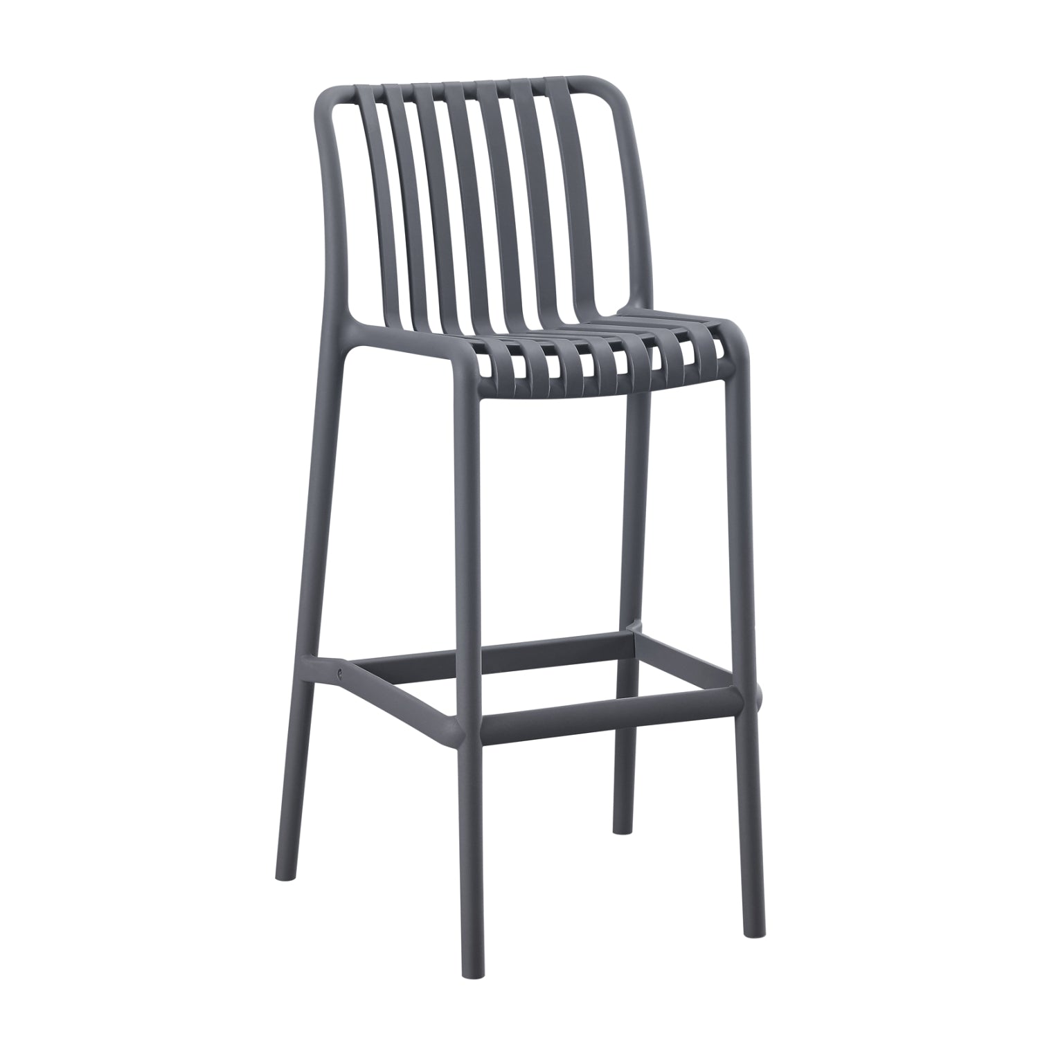 ΣΚΑΜΠΟ BAR ΠΟΛΥΠΡΟΠΥΛΕΝΙΟΥ CONVEE HM6098.03 ΓΚΡΙ 38,5x49,5x102Υεκ. - Pakobazaar