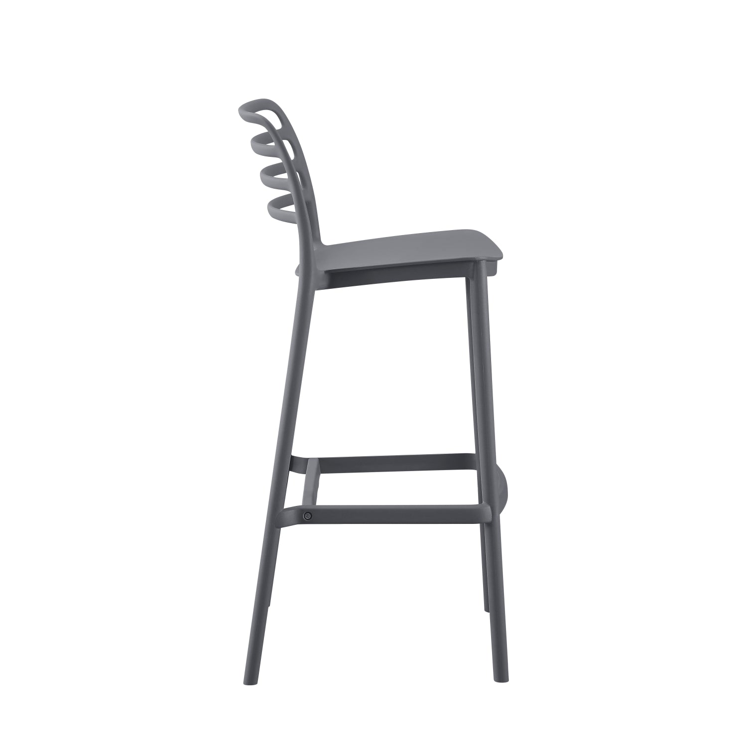 ΣΚΑΜΠΟ BAR ΠΟΛΥΠΡΟΠΥΛΕΝΙΟΥ SNOD HM6099.03 ΓΚΡΙ 37,2x50x101,5Υεκ. - Pakobazaar