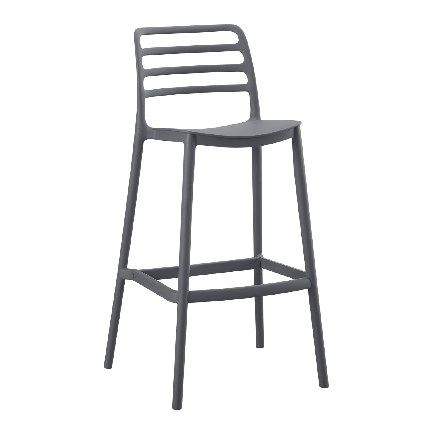 ΣΚΑΜΠΟ BAR ΠΟΛΥΠΡΟΠΥΛΕΝΙΟΥ SNOD HM6099.03 ΓΚΡΙ 37,2x50x101,5Υεκ. - Pakobazaar