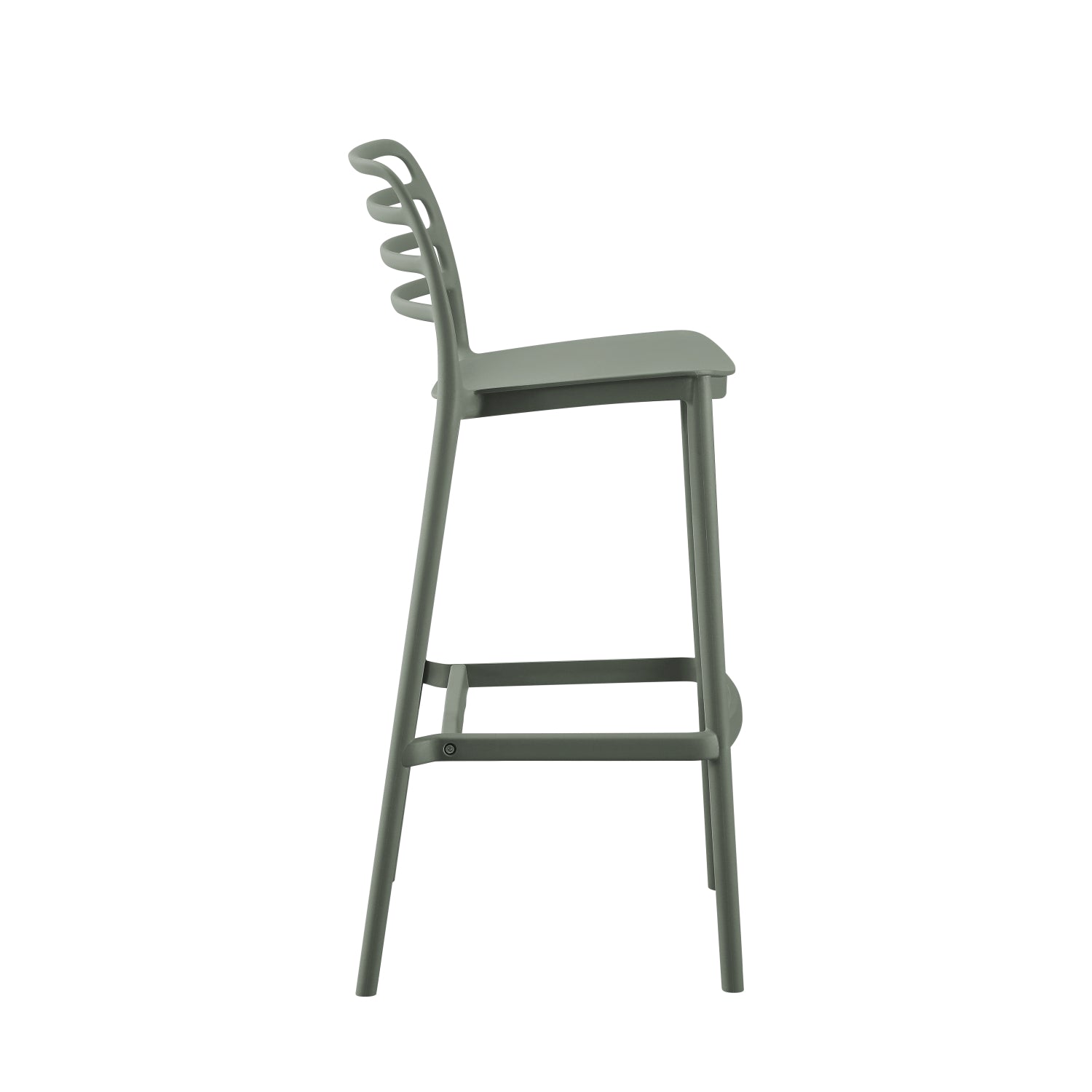 ΣΚΑΜΠΟ BAR ΠΟΛΥΠΡΟΠΥΛΕΝΙΟΥ SNOD HM6099.07 OLIVE GREEN 37,2x50x101,5Υεκ. - Pakobazaar