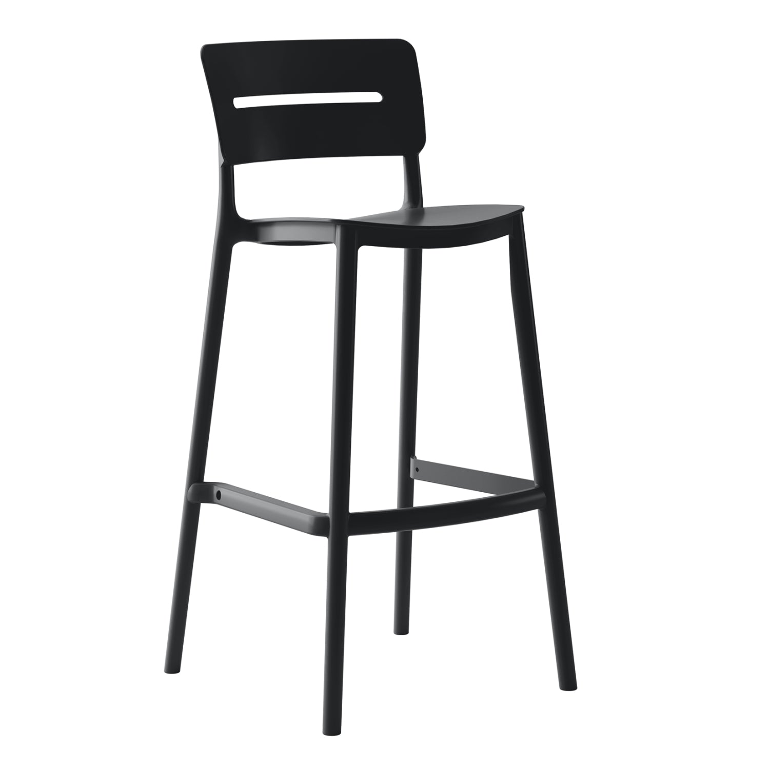 ΣΚΑΜΠΟ BAR ΠΟΛΥΠΡΟΠΥΛΕΝΙΟΥ SNOD2 HM6100.02 ΜΑΥΡΟ 37,2x50x101,5Υεκ. - Pakobazaar