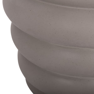 ΣΚΑΜΠΟ PUFFAT HM18172.03 FIBER CEMENT ΓΚΡΙ- ΞΥΛΟ TEAK TOP Φ45x46Υεκ. - Pakobazaar