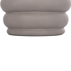 ΣΚΑΜΠΟ PUFFAT HM18172.03 FIBER CEMENT ΓΚΡΙ- ΞΥΛΟ TEAK TOP Φ45x46Υεκ. - Pakobazaar