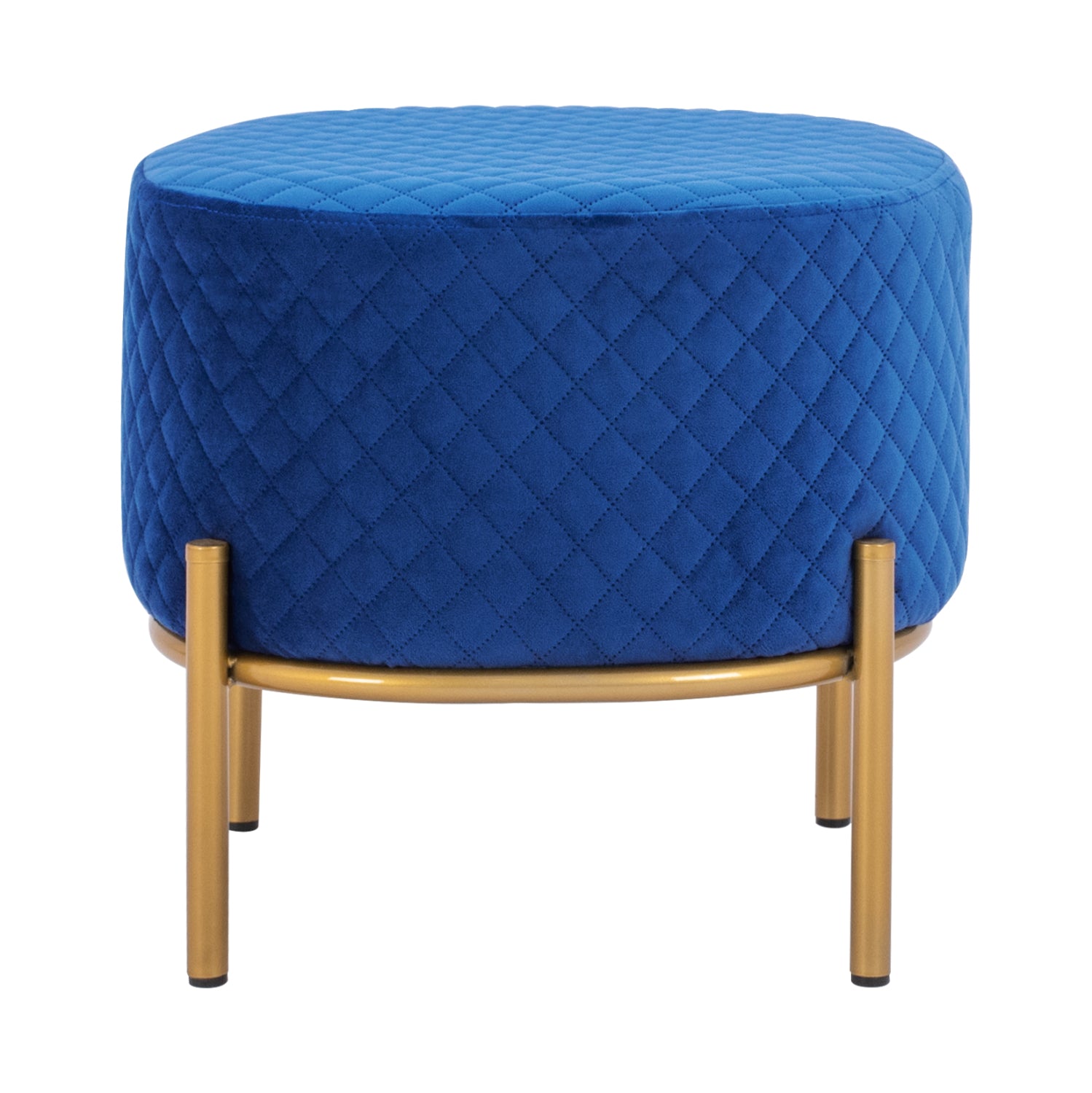 ΣΚΑΜΠΟ SINTA HM8638.08 ΑΠΟ ΜΠΛΕ ΒΕΛΟΥΔΟ ΜΕ ΧΡΥΣΗ ΒΑΣΗ 42x42x38Υ εκ. - Pakobazaar