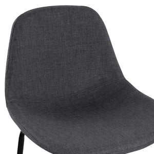 ΣΚΑΜΠΟ VINCENT HM9298.10 ΜΕΣΑΙΟΥ ΥΨΟΥΣ ΓΚΡΙ  ΜΕ ΜΕΤΑΛΛΙΚΑ ΠΟΔΙΑ 47x51x96 εκ. - Pakobazaar