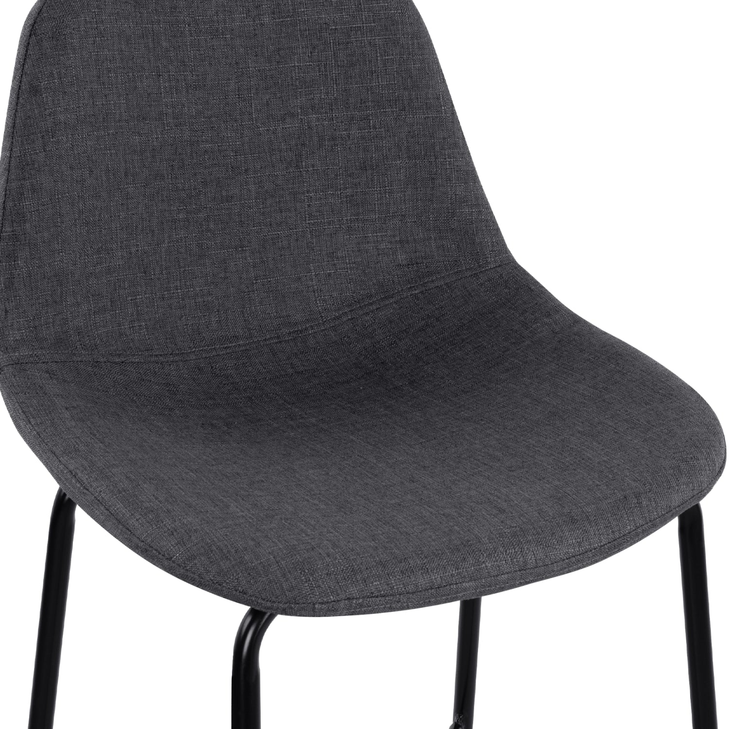 ΣΚΑΜΠΟ VINCENT HM9298.10 ΜΕΣΑΙΟΥ ΥΨΟΥΣ ΓΚΡΙ  ΜΕ ΜΕΤΑΛΛΙΚΑ ΠΟΔΙΑ 47x51x96 εκ. - Pakobazaar