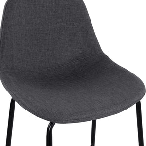 ΣΚΑΜΠΟ VINCENT HM9298.10 ΜΕΣΑΙΟΥ ΥΨΟΥΣ ΓΚΡΙ  ΜΕ ΜΕΤΑΛΛΙΚΑ ΠΟΔΙΑ 47x51x96 εκ. - Pakobazaar