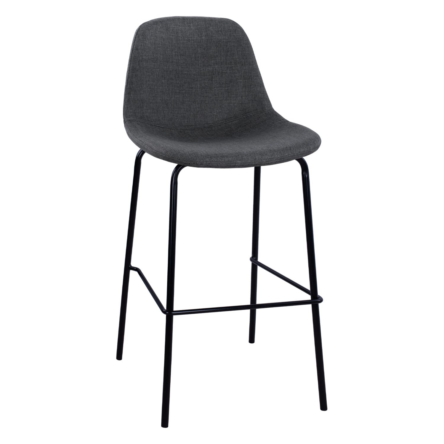 ΣΚΑΜΠΟ VINCENT HM9298.10 ΜΕΣΑΙΟΥ ΥΨΟΥΣ ΓΚΡΙ  ΜΕ ΜΕΤΑΛΛΙΚΑ ΠΟΔΙΑ 47x51x96 εκ. - Pakobazaar