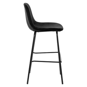 ΣΚΑΜΠΟ VINCENT HM9298.14 ΜΕΣΑΙΟΥ ΥΨΟΥΣ ΜΑΥΡΟ ΜΕ ΜΕΤΑΛΛΙΚΑ ΠΟΔΙΑ 47x51x96 εκ. - Pakobazaar