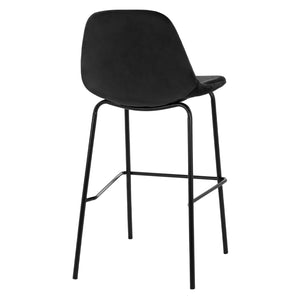 ΣΚΑΜΠΟ VINCENT HM9298.14 ΜΕΣΑΙΟΥ ΥΨΟΥΣ ΜΑΥΡΟ ΜΕ ΜΕΤΑΛΛΙΚΑ ΠΟΔΙΑ 47x51x96 εκ. - Pakobazaar