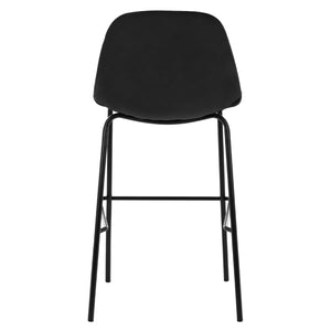 ΣΚΑΜΠΟ VINCENT HM9298.14 ΜΕΣΑΙΟΥ ΥΨΟΥΣ ΜΑΥΡΟ ΜΕ ΜΕΤΑΛΛΙΚΑ ΠΟΔΙΑ 47x51x96 εκ. - Pakobazaar