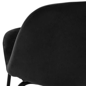 ΣΚΑΜΠΟ VINCENT HM9298.14 ΜΕΣΑΙΟΥ ΥΨΟΥΣ ΜΑΥΡΟ ΜΕ ΜΕΤΑΛΛΙΚΑ ΠΟΔΙΑ 47x51x96 εκ. - Pakobazaar