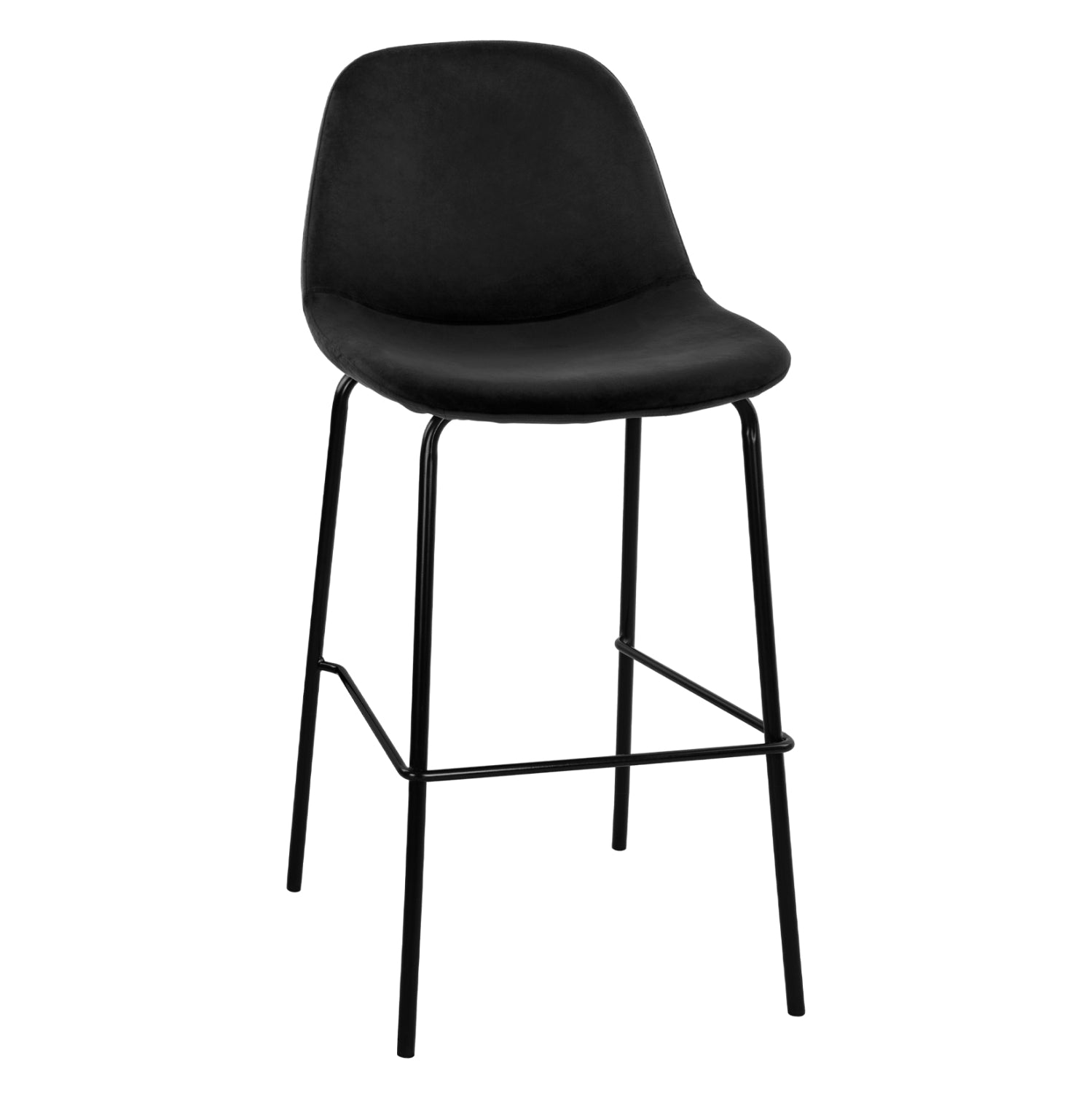 ΣΚΑΜΠΟ VINCENT HM9298.14 ΜΕΣΑΙΟΥ ΥΨΟΥΣ ΜΑΥΡΟ ΜΕ ΜΕΤΑΛΛΙΚΑ ΠΟΔΙΑ 47x51x96 εκ. - Pakobazaar
