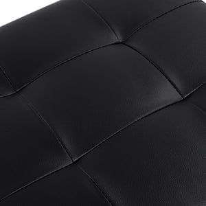 ΣΚΑΜΠΟ PU ΜΕ ΑΠΟΘΗΚΕΥΤΙΚΟ ΧΩΡΟ TRISCUBE ΜΑΥΡΟ HM223.01 121x51.5x50Υ εκ. - Pakobazaar