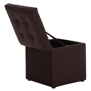 ΣΚΑΜΠΩ ΜΕ ΑΠΟΘΗΚΕΥΤΙΚΟ ΧΩΡΟ PU ΚΑΦΕ CUBE HM224.03--38x38x36.5Υεκ. - Pakobazaar