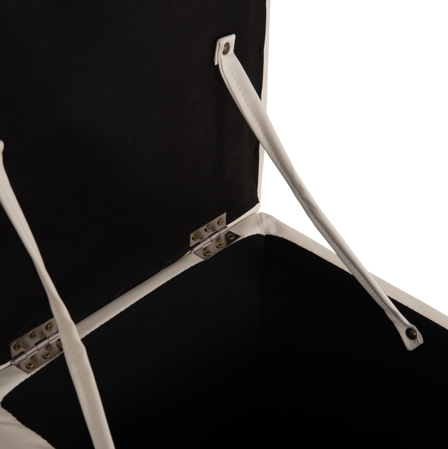 ΣΚΑΜΠΟ PRO CUBE HM224.02 PU ΜΕ ΑΠΟΘΗΚΕΥΤΙΚΟ ΧΩΡΟ- ΛΕΥΚΟ 38x38x36,5Υεκ. - Pakobazaar