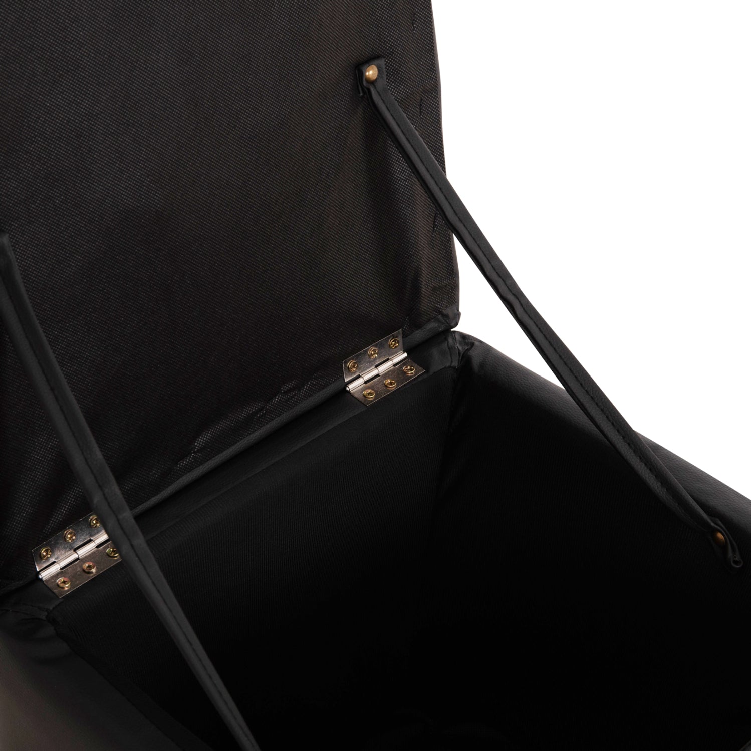 ΣΚΑΜΠΩ ΜΕ ΑΠΟΘΗΚΕΥΤΙΚΟ ΧΩΡΟ PU ΜΑΥΡΟ CUBE HM224.01 38x38x36.5Υεκ. - Pakobazaar