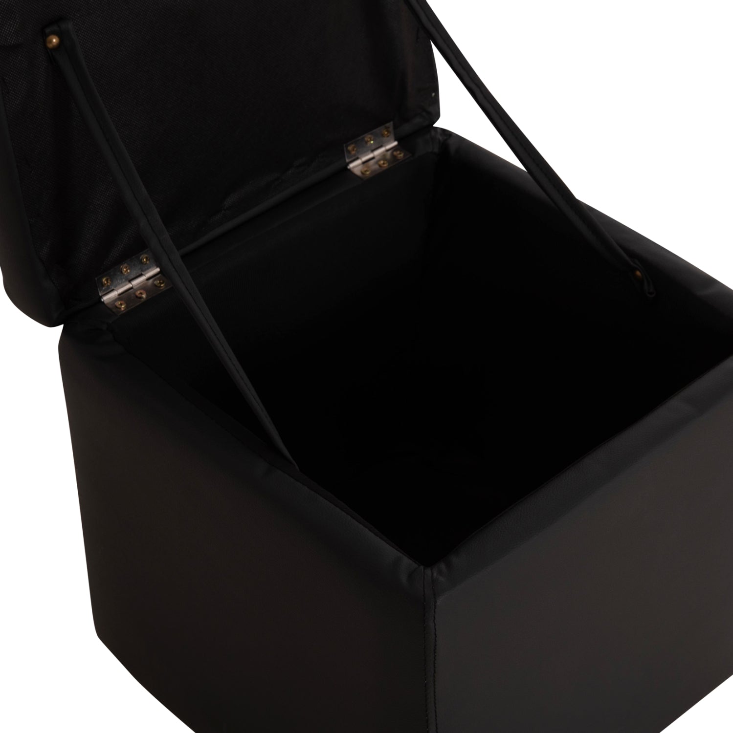 ΣΚΑΜΠΩ ΜΕ ΑΠΟΘΗΚΕΥΤΙΚΟ ΧΩΡΟ PU ΜΑΥΡΟ CUBE HM224.01 38x38x36.5Υεκ. - Pakobazaar