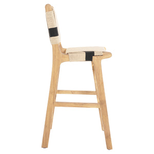 ΣΚΑΜΠΟ ΜΕΣΑΙΟΥ ΥΨΟΥΣ HM9325.01 RUBBERWOOD & ΣΧΟΙΝΙ-ΦΥΣΙΚΟ RUSTIC 45x46x95Υεκ. - Pakobazaar