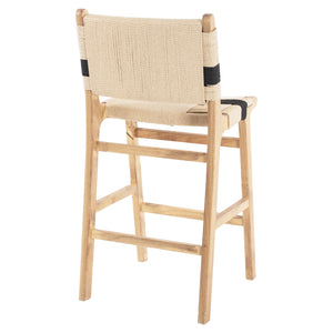 ΣΚΑΜΠΟ ΜΕΣΑΙΟΥ ΥΨΟΥΣ HM9325.01 RUBBERWOOD & ΣΧΟΙΝΙ-ΦΥΣΙΚΟ RUSTIC 45x46x95Υεκ. - Pakobazaar