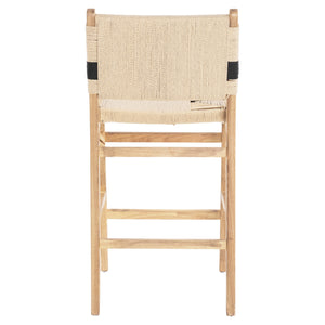 ΣΚΑΜΠΟ ΜΕΣΑΙΟΥ ΥΨΟΥΣ HM9325.01 RUBBERWOOD & ΣΧΟΙΝΙ-ΦΥΣΙΚΟ RUSTIC 45x46x95Υεκ. - Pakobazaar