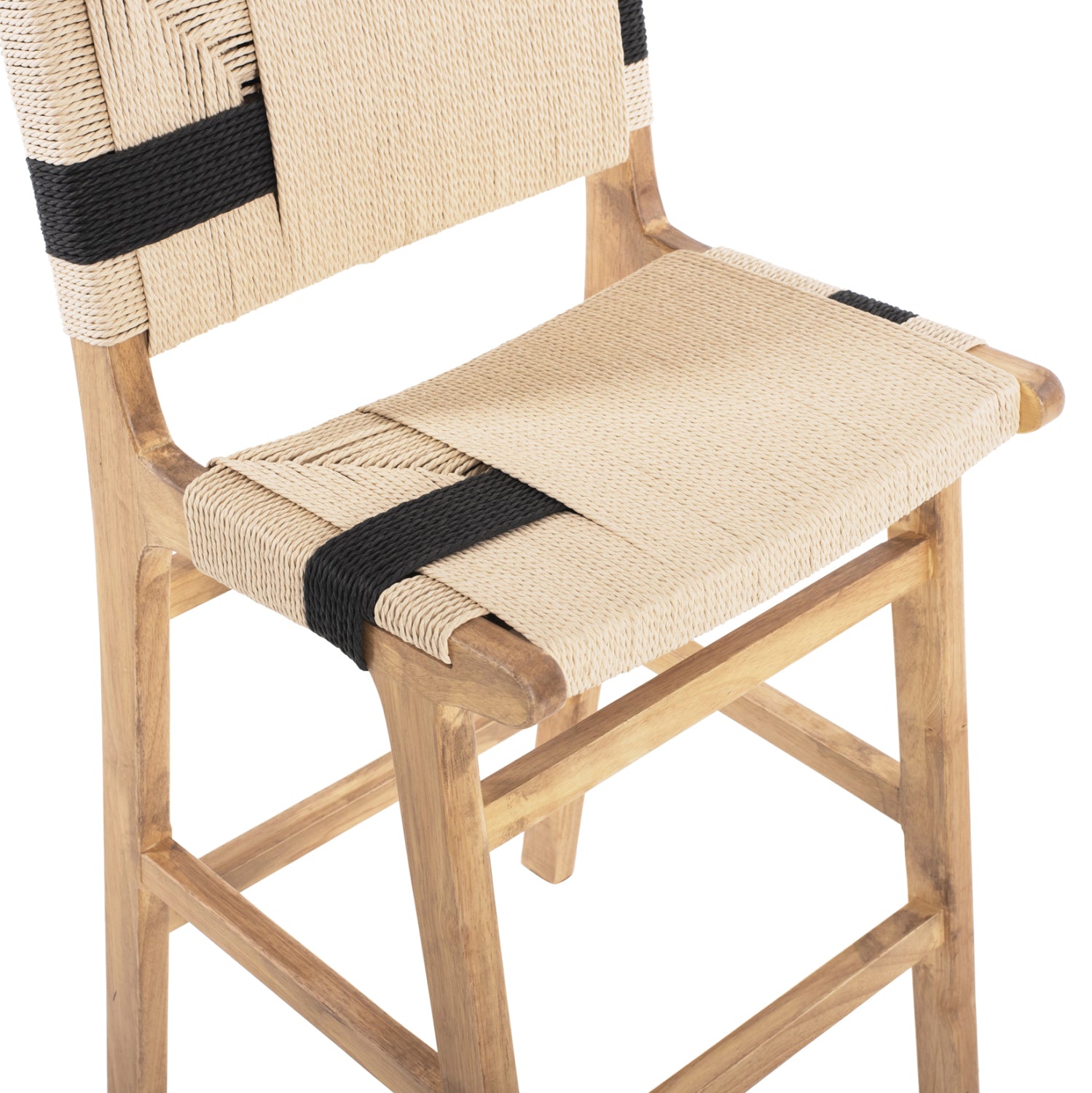 ΣΚΑΜΠΟ ΜΕΣΑΙΟΥ ΥΨΟΥΣ HM9325.01 RUBBERWOOD & ΣΧΟΙΝΙ-ΦΥΣΙΚΟ RUSTIC 45x46x95Υεκ. - Pakobazaar