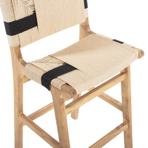 ΣΚΑΜΠΟ ΜΕΣΑΙΟΥ ΥΨΟΥΣ HM9325.01 RUBBERWOOD & ΣΧΟΙΝΙ-ΦΥΣΙΚΟ RUSTIC 45x46x95Υεκ. - Pakobazaar