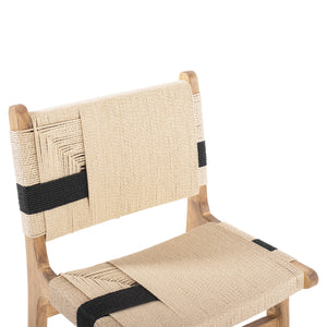 ΣΚΑΜΠΟ ΜΕΣΑΙΟΥ ΥΨΟΥΣ HM9325.01 RUBBERWOOD & ΣΧΟΙΝΙ-ΦΥΣΙΚΟ RUSTIC 45x46x95Υεκ. - Pakobazaar