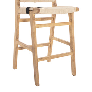 ΣΚΑΜΠΟ ΜΕΣΑΙΟΥ ΥΨΟΥΣ HM9325.01 RUBBERWOOD & ΣΧΟΙΝΙ-ΦΥΣΙΚΟ RUSTIC 45x46x95Υεκ. - Pakobazaar