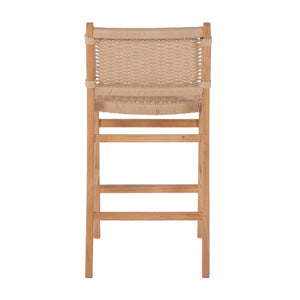 ΣΚΑΜΠΟ ΜΕΣΑΙΟΥ ΥΨΟΥΣ HM9332.01 RUBBERWOOD & ΣΧΟΙΝΙ- ΦΥΣΙΚΟ ΧΡΩΜΑ 45x46x95Υεκ. - Pakobazaar