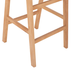 ΣΚΑΜΠΟ ΜΕΣΑΙΟΥ ΥΨΟΥΣ HM9332.01 RUBBERWOOD & ΣΧΟΙΝΙ- ΦΥΣΙΚΟ ΧΡΩΜΑ 45x46x95Υεκ. - Pakobazaar