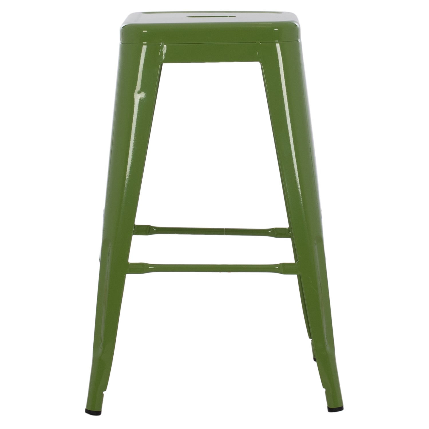 ΣΚΑΜΠΟ ΜΕΣΑΙΟΥ ΥΨΟΥΣ ΜΕΤΑΛΛΙΚΟ HM8573.13 MELITA ΣΕ LIGHT OLIVE GREEN 43x43x67Yεκ. - Pakobazaar