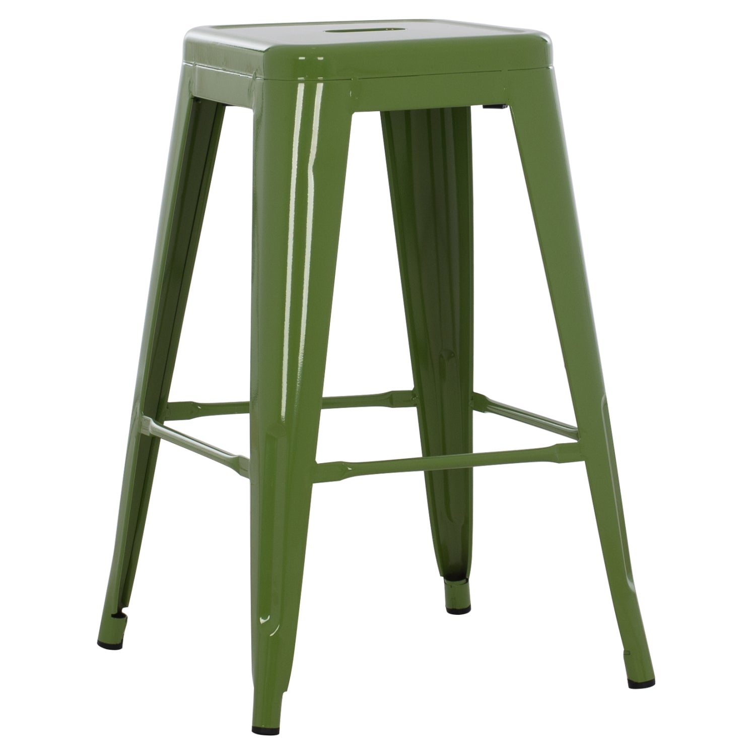 ΣΚΑΜΠΟ ΜΕΣΑΙΟΥ ΥΨΟΥΣ ΜΕΤΑΛΛΙΚΟ HM8573.13 MELITA ΣΕ LIGHT OLIVE GREEN 43x43x67Yεκ. - Pakobazaar
