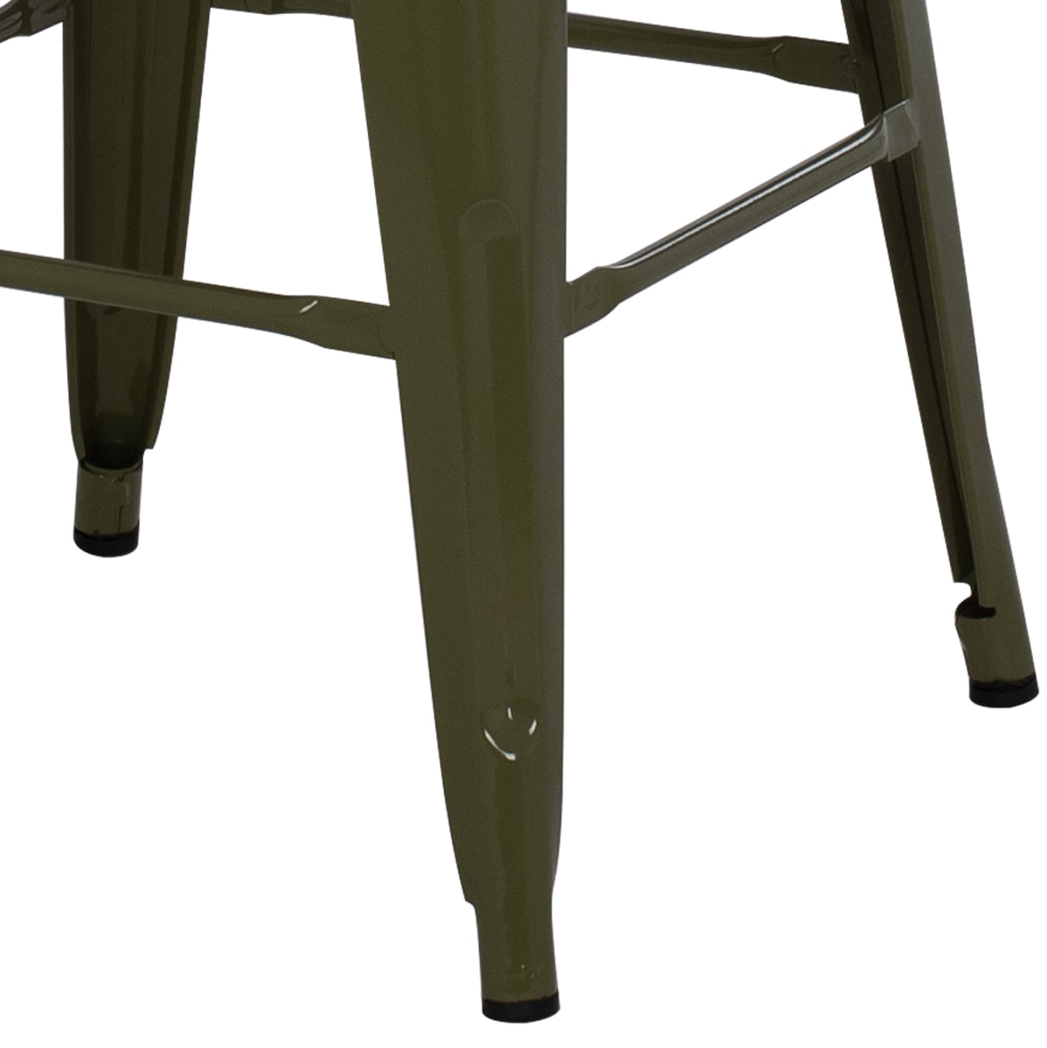 ΣΚΑΜΠΟ ΜΕΣΑΙΟΥ ΥΨΟΥΣ ΜΕΤΑΛΛΙΚΟ MELITA-PRO HM8573.43 DARK OLIVE GREEN 43x43x67Υεκ. - Pakobazaar