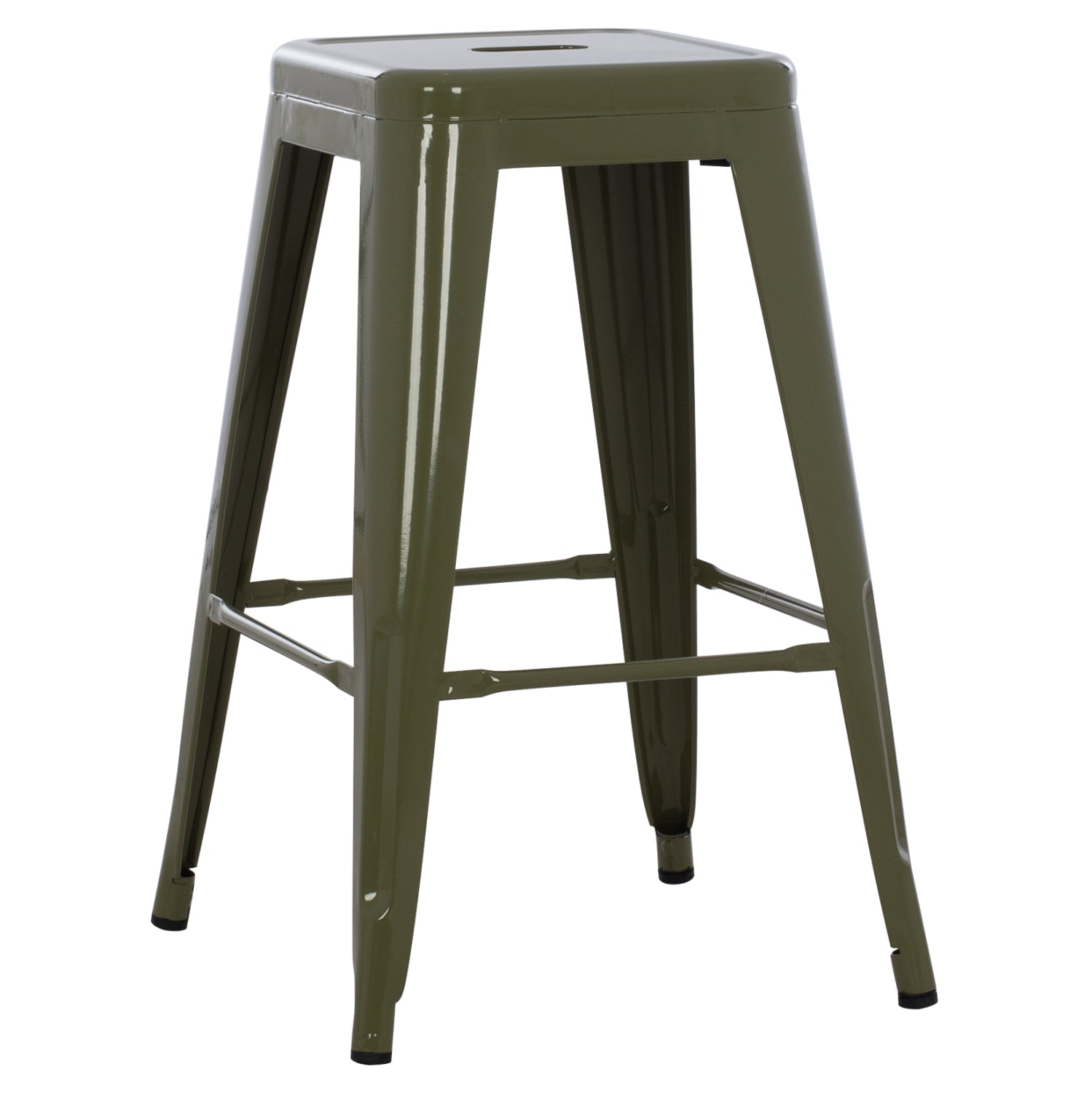 ΣΚΑΜΠΟ ΜΕΣΑΙΟΥ ΥΨΟΥΣ ΜΕΤΑΛΛΙΚΟ MELITA-PRO HM8573.43 DARK OLIVE GREEN 43x43x67Υεκ. - Pakobazaar