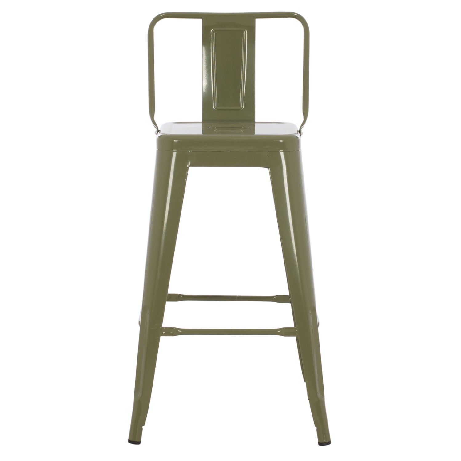 ΣΚΑΜΠΟ ΜΕΣΑΙΟΥ ΥΨΟΥΣ ΜΕΤΑΛΛΙΚΟ MELITA ΣΕ DARK OLIVE GREEN HM8574.03 42x42x98 cm. - Pakobazaar