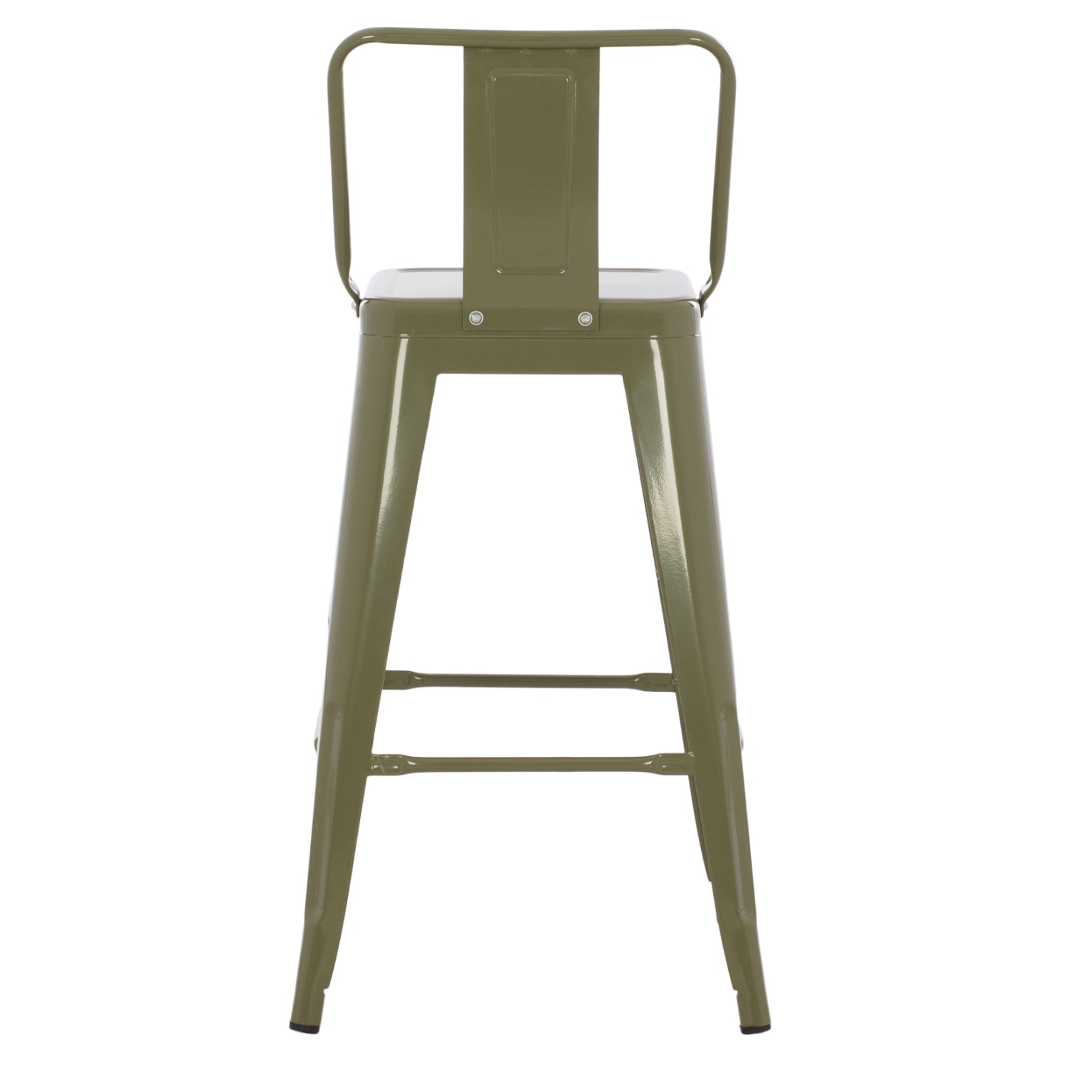 ΣΚΑΜΠΟ ΜΕΣΑΙΟΥ ΥΨΟΥΣ ΜΕΤΑΛΛΙΚΟ MELITA ΣΕ DARK OLIVE GREEN HM8574.03 42x42x98 cm. - Pakobazaar
