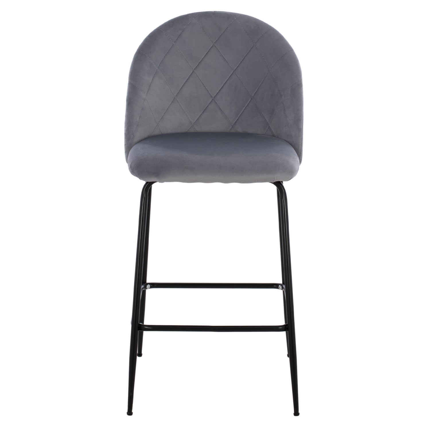 ΣΚΑΜΠΟ ODED ΜΕΣΑΙΟΥ ΥΨΟΥΣ HM8732.11 ΜΕ ΜΕΤΑΛΛΙΚΑ ΠΟΔΙΑ & ΒΕΛΟΥΔΟ ΓΚΡΙ 45x53x98 εκ. - Pakobazaar