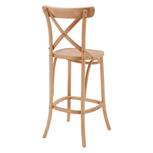 ΣΚΑΜΠΟ ΜΕΣ.ΥΨΟΥΣ GIOLIANA HM8750.01 ΑΠΟ ΟΞΙΑ ΦΥΣΙΚΟ ΜΕ PLYWOOD ΚΑΘΙΣΜΑ 46x46x101Υ εκ. - Pakobazaar