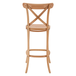 ΣΚΑΜΠΟ ΜΕΣ.ΥΨΟΥΣ GIOLIANA HM8750.01 ΑΠΟ ΟΞΙΑ ΦΥΣΙΚΟ ΜΕ PLYWOOD ΚΑΘΙΣΜΑ 46x46x101Υ εκ. - Pakobazaar