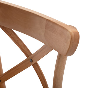 ΣΚΑΜΠΟ ΜΕΣ.ΥΨΟΥΣ GIOLIANA HM8750.01 ΑΠΟ ΟΞΙΑ ΦΥΣΙΚΟ ΜΕ PLYWOOD ΚΑΘΙΣΜΑ 46x46x101Υ εκ. - Pakobazaar