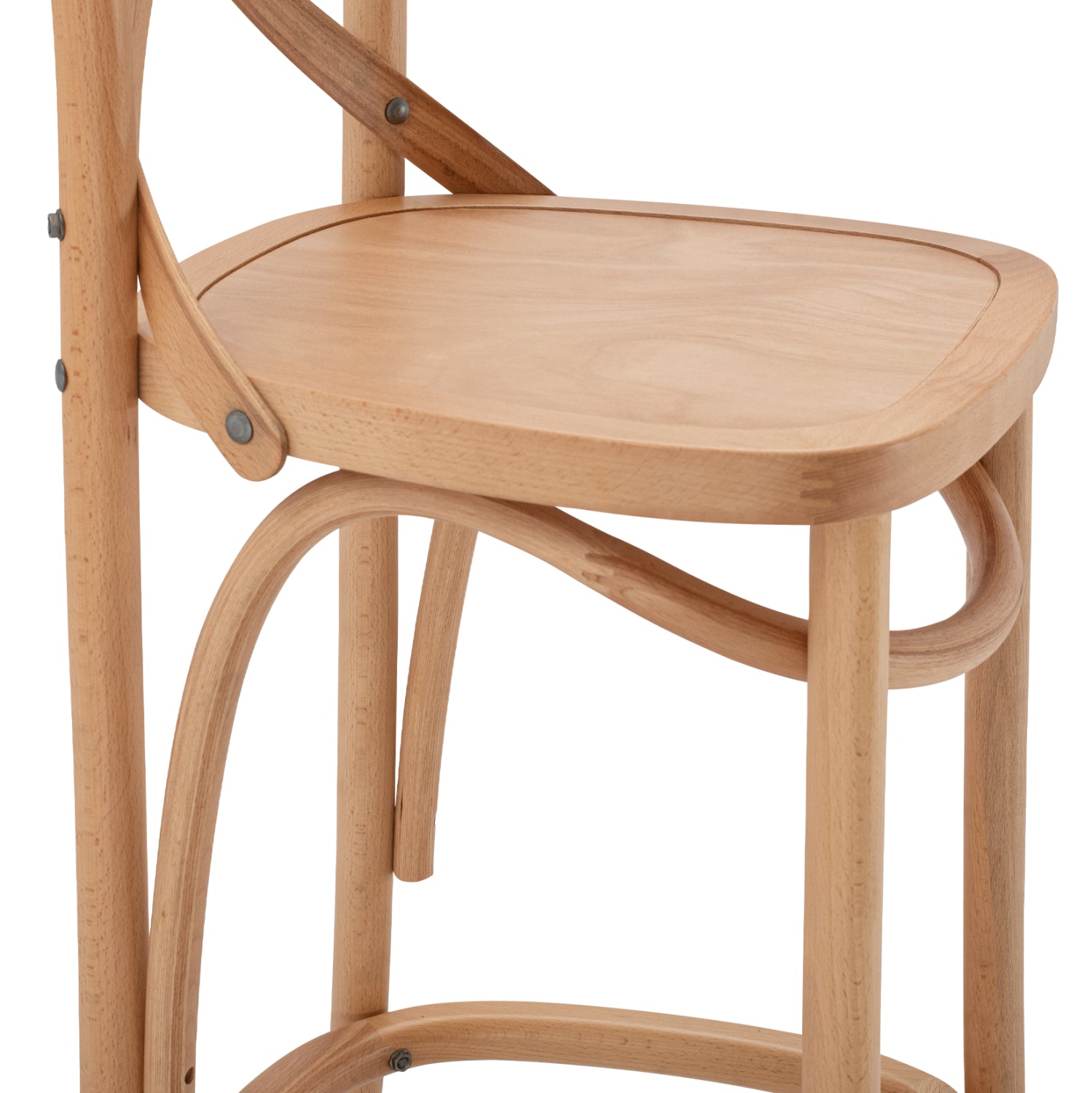 ΣΚΑΜΠΟ ΜΕΣ.ΥΨΟΥΣ GIOLIANA HM8750.01 ΑΠΟ ΟΞΙΑ ΦΥΣΙΚΟ ΜΕ PLYWOOD ΚΑΘΙΣΜΑ 46x46x101Υ εκ. - Pakobazaar